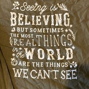 Moss color Christmas long sleeve shirt